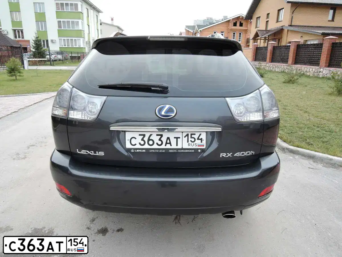 Фото автомобиля LEXUS RX, 2008 — госномер Т500АН12. Цвет: ТЕМНО СЕРЫЙ