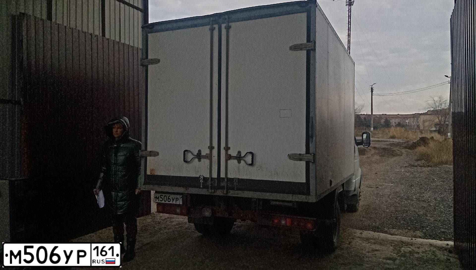 Фото автомобиля GAZ 3302 EL, 2008 — госномер М506УР161. Цвет: БЕЛЫЙ