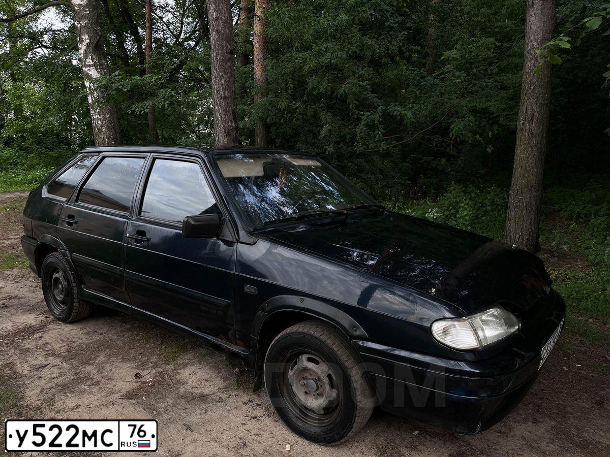 Фото автомобиля LADA 2114 SAMARA, 2008 — госномер У522МС76. Цвет: ЧЕРНЫЙ