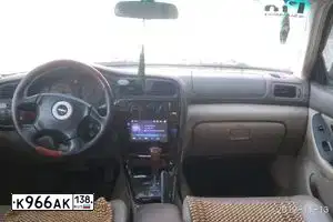 Фото автомобиля SUBARU OUTBACK, 2000 — госномер К582НА03. Цвет: СЕРО-ЗЕЛЕНЫЙ
