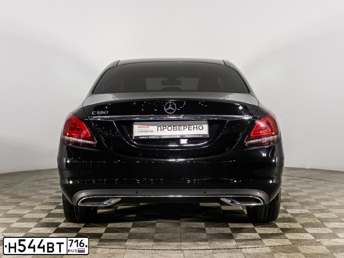 Фото автомобиля MERCEDES C-KLASSE, 2019 — госномер О288ТТ98. Цвет: ЧЕРНЫЙ