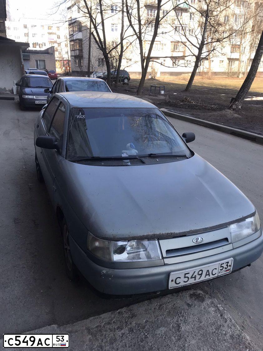 Фото автомобиля LADA 2110, 2003 — госномер С549АС53. Цвет: СЕРЫЙ