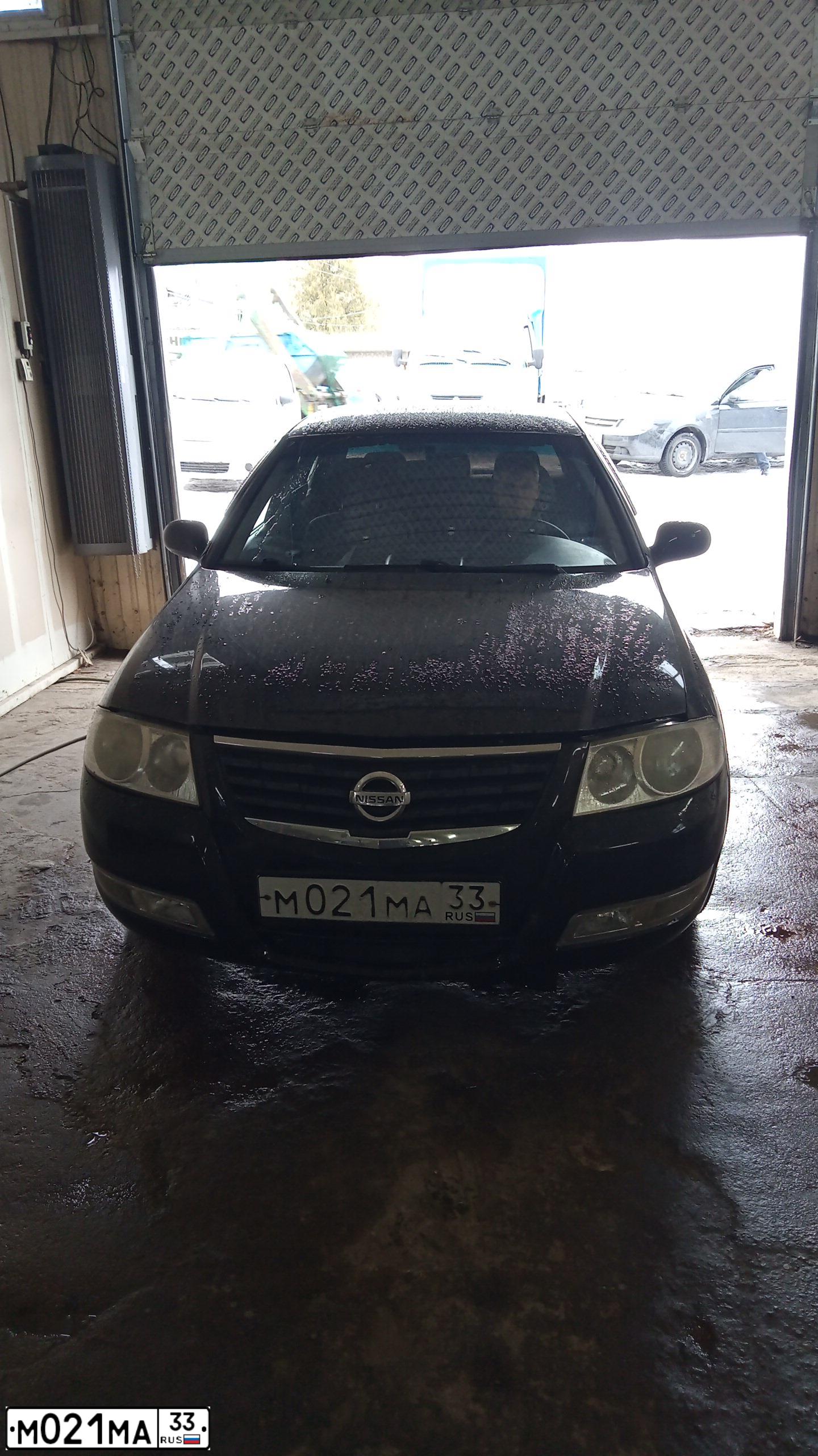Фото автомобиля NISSAN ALMERA, 2007 — госномер М771НС76. Цвет: ЧЕРНЫЙ