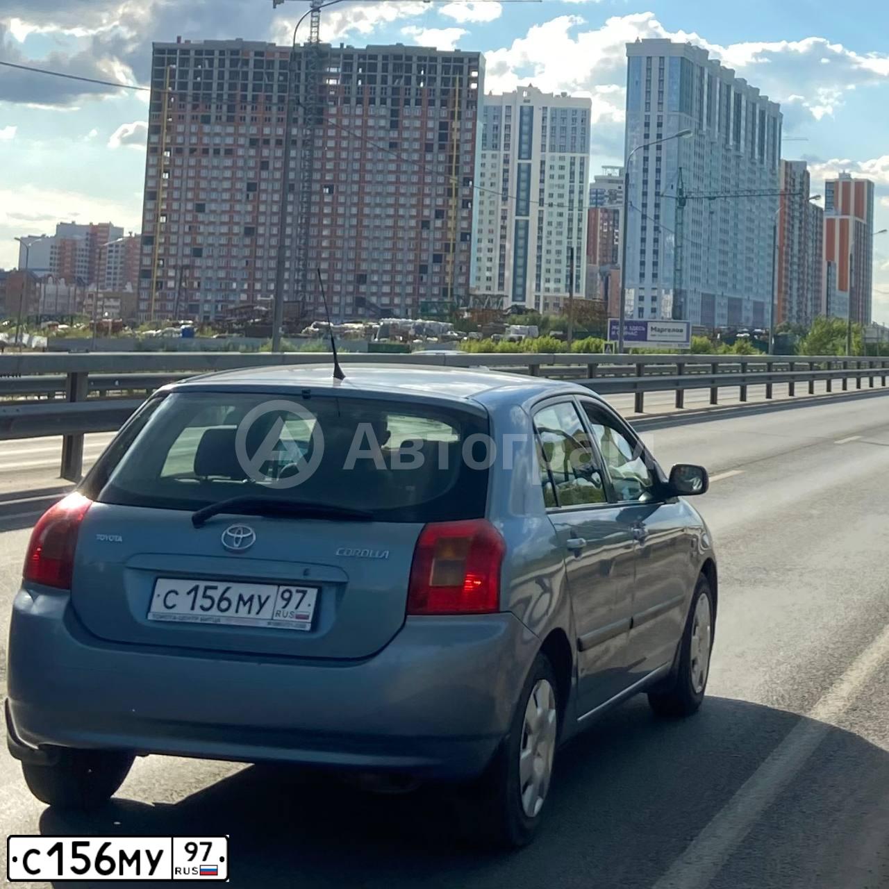 Фото автомобиля TOYOTA COROLLA, 2003 — госномер С156МУ97