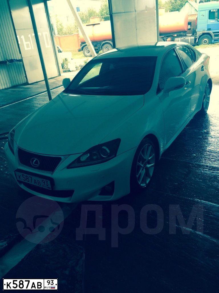 Фото автомобиля LEXUS IS, 2010 — госномер В709НМ45. Цвет: ПЕРЛАМУТРОВО-БЕЛЫЙ