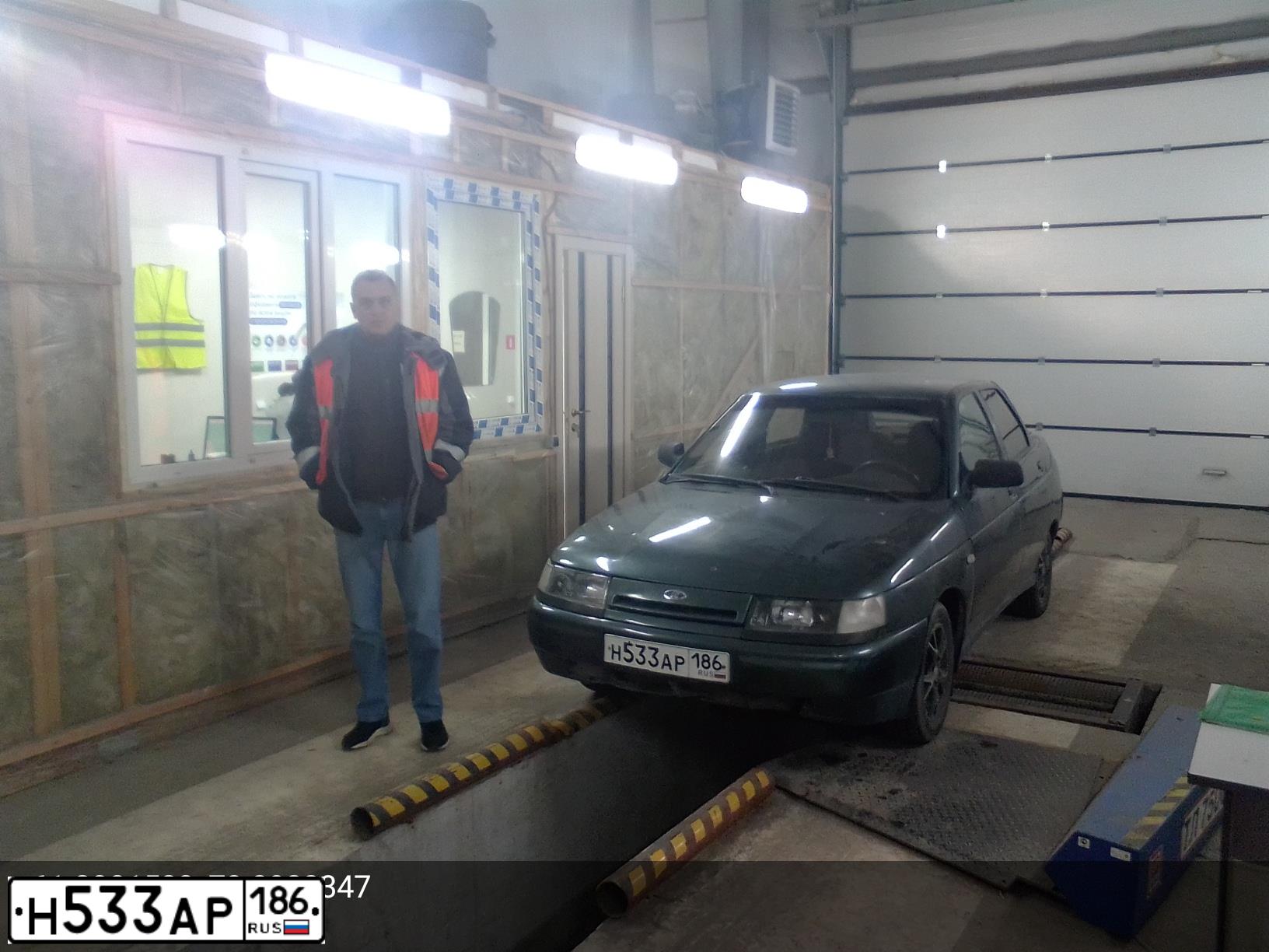 Фото автомобиля LADA 2110, 2007 — госномер М855МЕ186