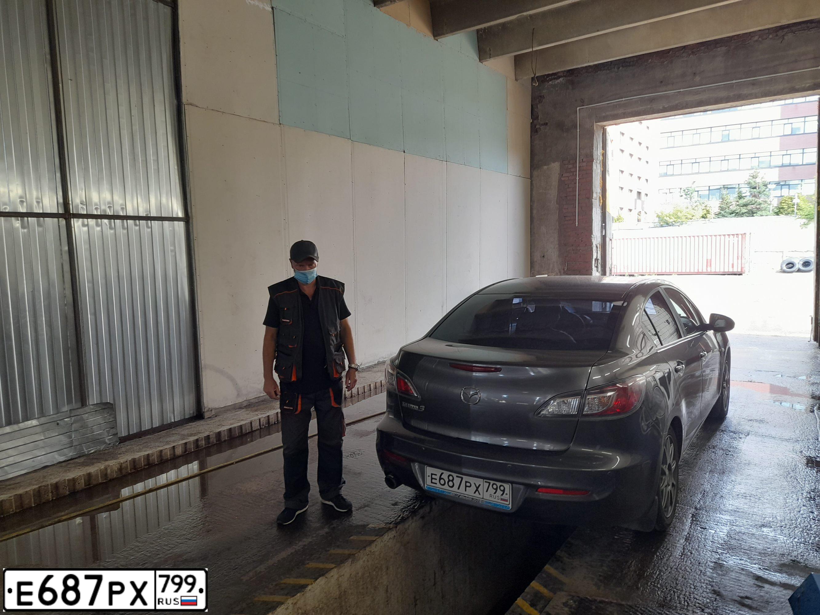 Фото автомобиля MAZDA 3, 2011 — госномер В433ТТ790. Цвет: ТЕМНО-СЕРЫЙ