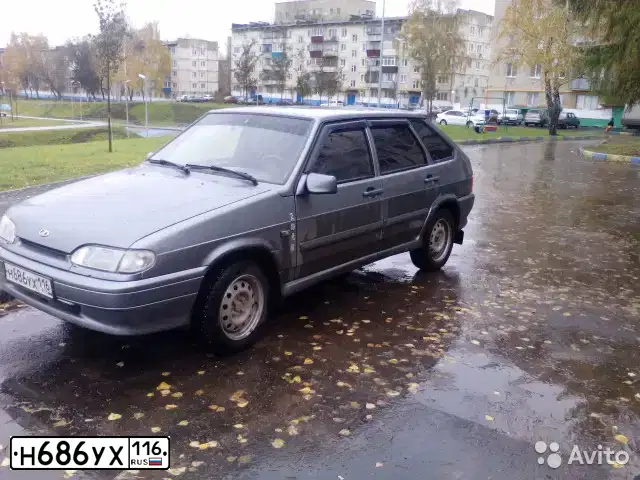 Фото автомобиля LADA 2114 SAMARA, 2008 — госномер Н686УХ116. Цвет: СРЕДНИЙ СЕРО-ЗЕЛЕНЫЙ МЕТ.