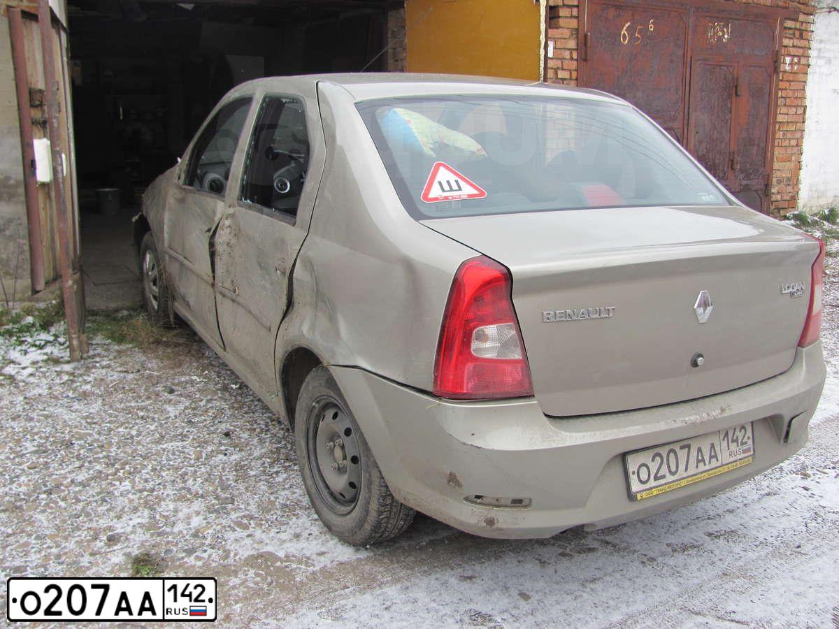 Фото автомобиля РЕНО СР, 2011 — госномер Е413ОМ142. Цвет: БЕЖЕВЫЙ