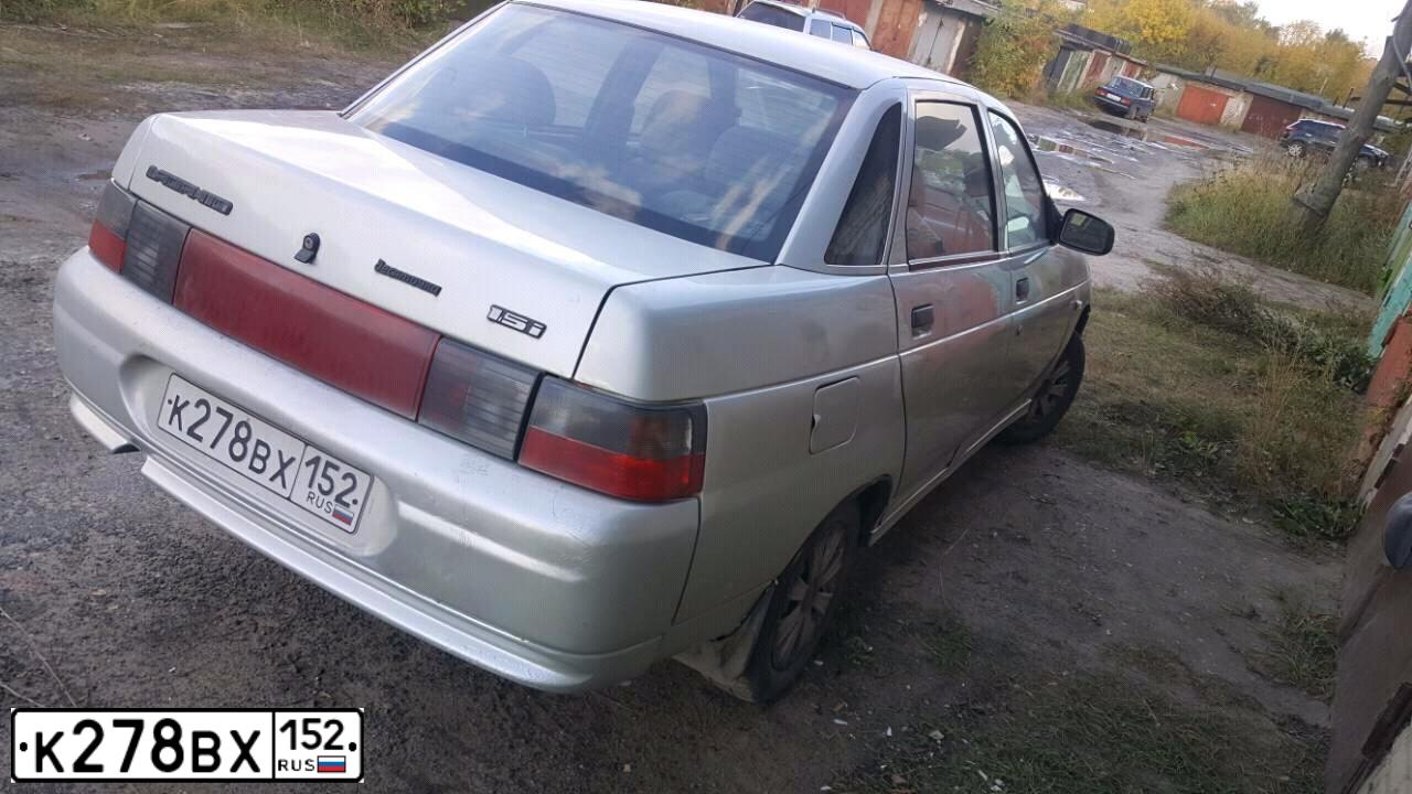 Фото автомобиля LADA 2110, 2004 — госномер С033ТС33. Цвет: МОЛОЧНО-БЕЛЫЙ СЕРЕБРИСТЫЙ