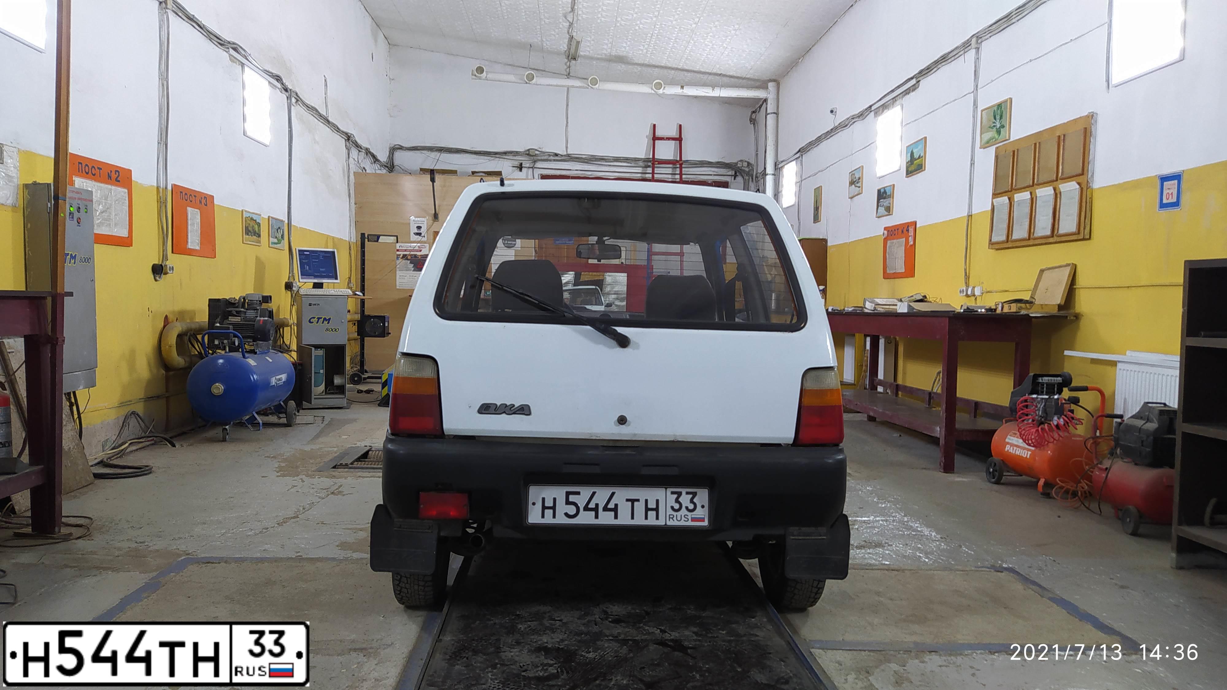 Фото автомобиля SEAZ OKA, 2007 — госномер Н544ТН33. Цвет: Белый