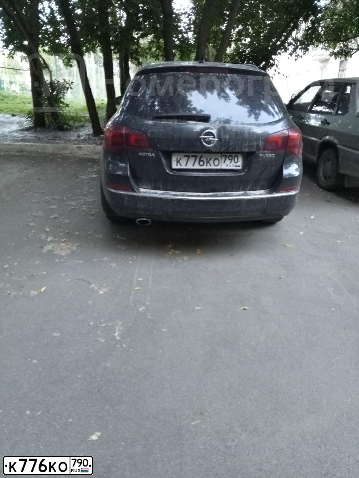 Фото автомобиля OPEL ASTRA, 2014 — госномер Р210МО799. Цвет: ЧЕРНЫЙ