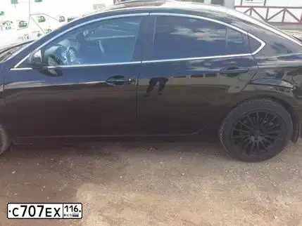 Фото автомобиля BYD F3, 2011 — госномер С707ЕХ116. Цвет: ЧЕРНЫЙ