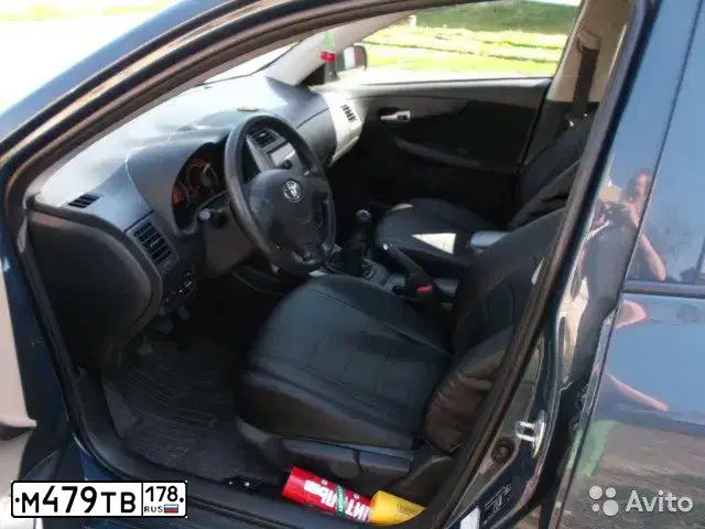 Фото автомобиля TOYOTA COROLLA, 2008 — госномер Р094АМ761. Цвет: ТЕМНО-СИНИЙ