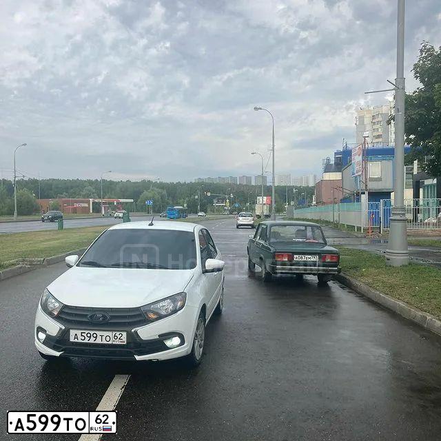Фото автомобиля LADA 2190 GRANTA, 2020 — госномер А599ТО62. Цвет: Белый