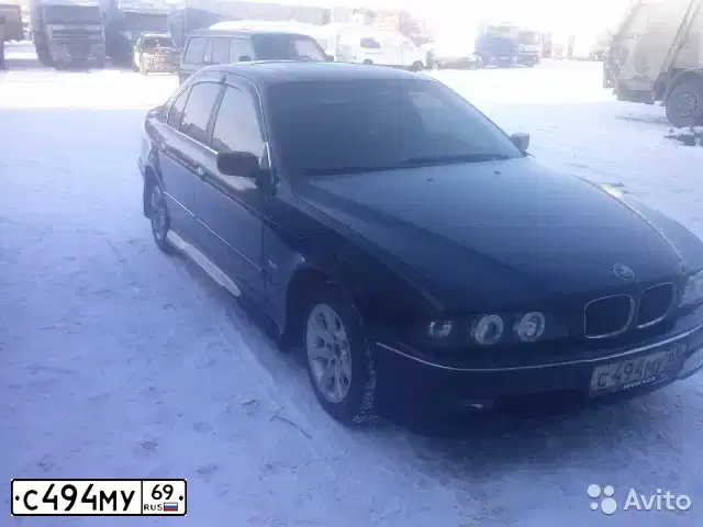 Фото автомобиля BMW SERIE 5, 1998 — госномер О357РХ198. Цвет: ЧЕРНЫЙ