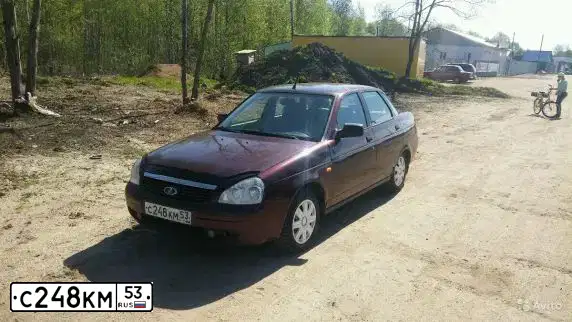 Фото автомобиля LADA 2170 PRIORA, 2008 — госномер М177ВА53. Цвет: КРАСНЫЙ МЕТАЛЛИК