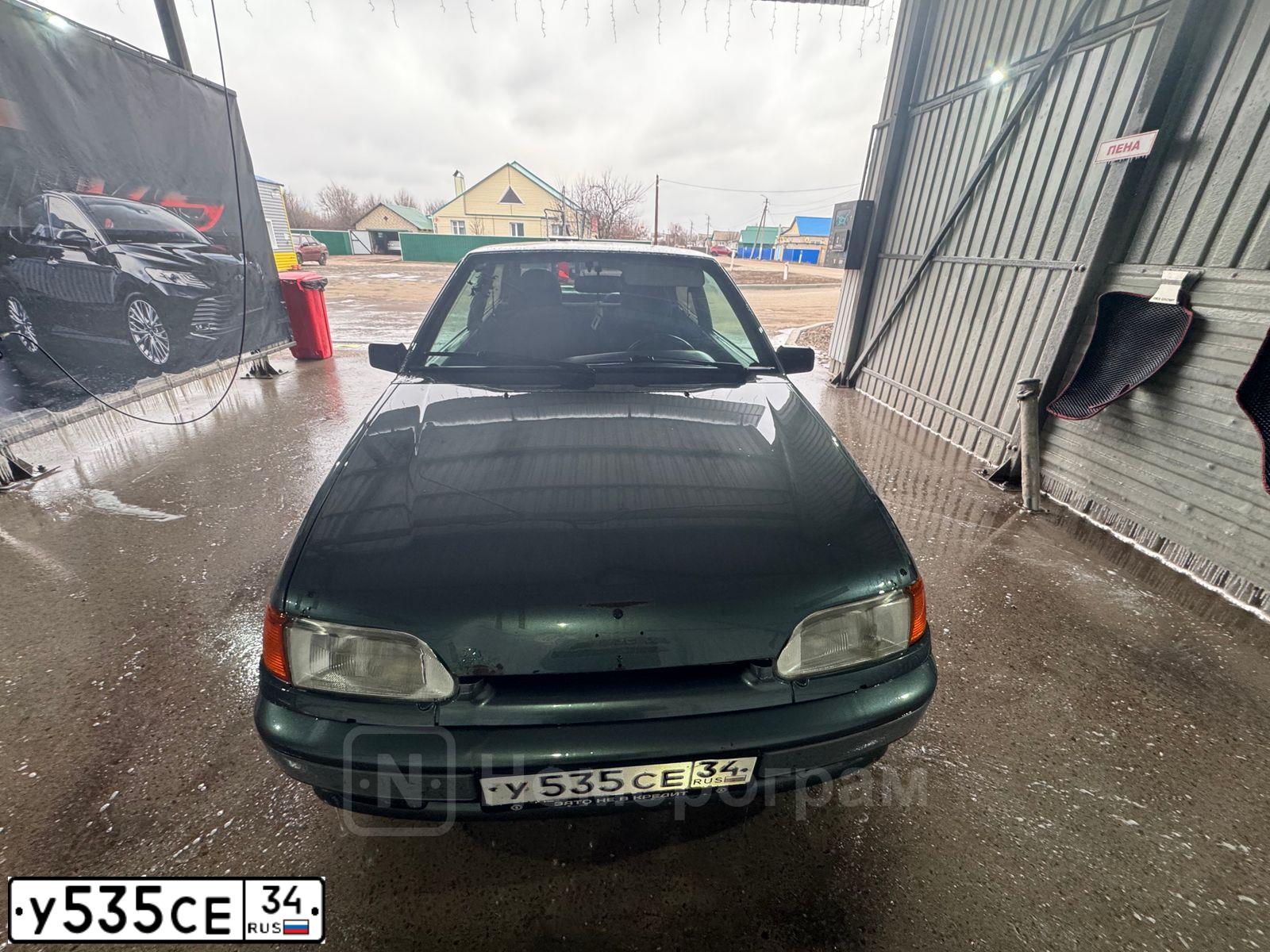 Фото автомобиля LADA 2113 SAMARA, 2006 — госномер У535СЕ34. Цвет: СЕРО-СИНЕ-ЗЕЛЕНЫЙ