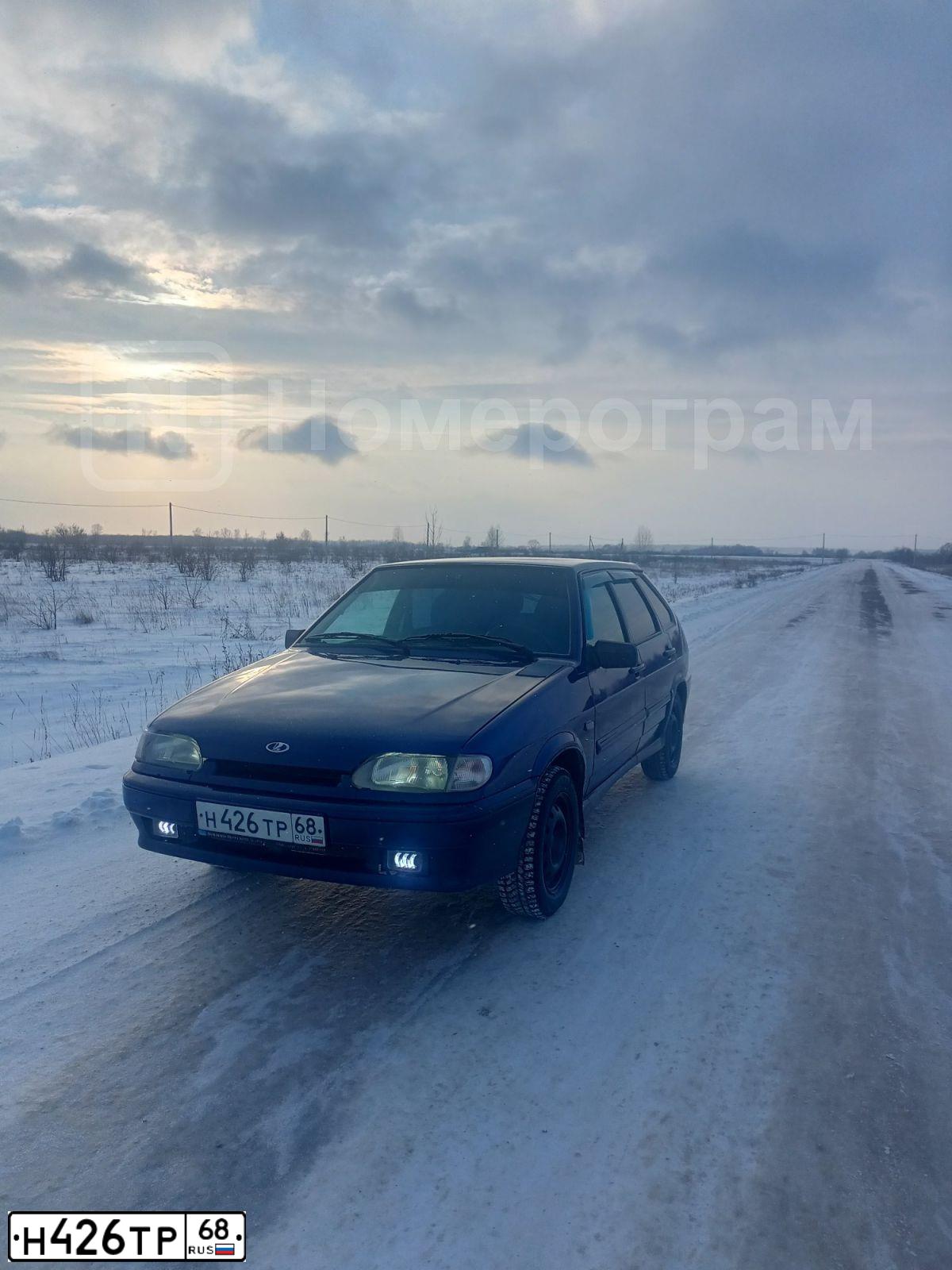 Фото автомобиля LADA 2114 SAMARA, 2011 — госномер Н426ТР68. Цвет: синий