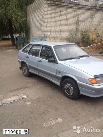 Фото автомобиля LADA 2114 SAMARA, 2005 — госномер Т144ВВ68. Цвет: СЕРЕБРИСТО-ЖЕЛТЫЙ