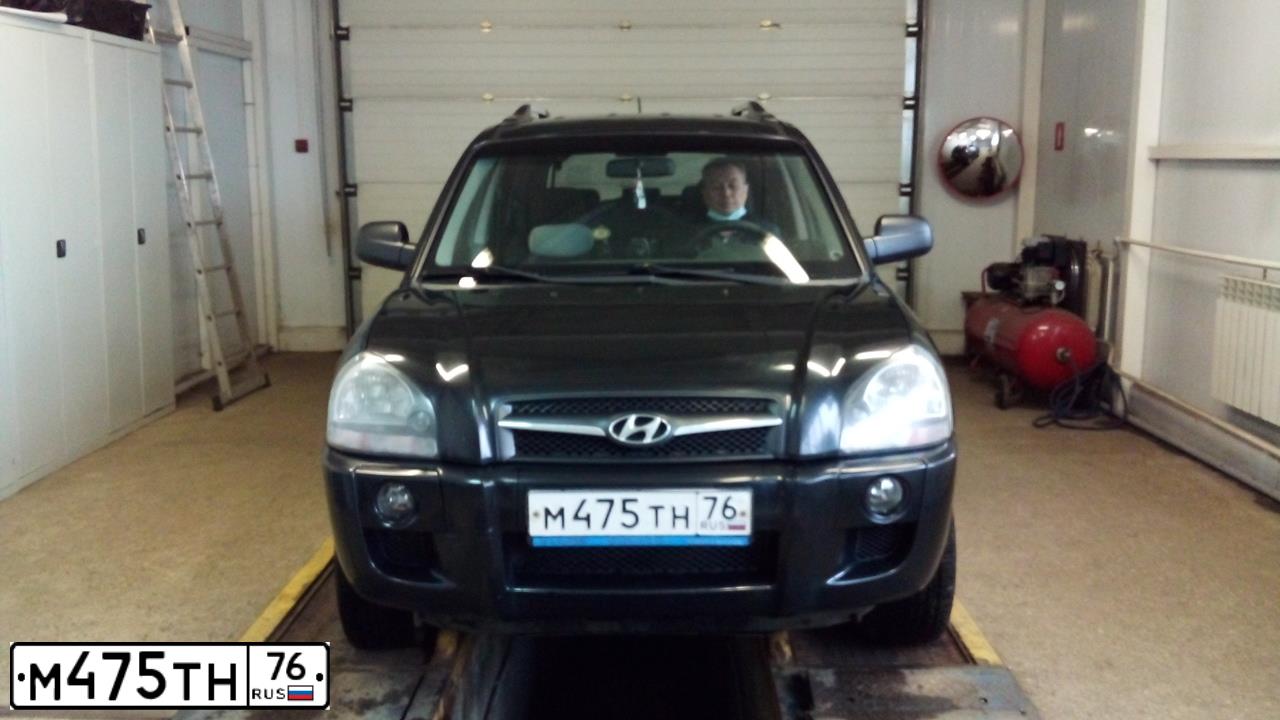 Фото автомобиля HYUNDAI TUCSON, 2008 — госномер Т238КВ196