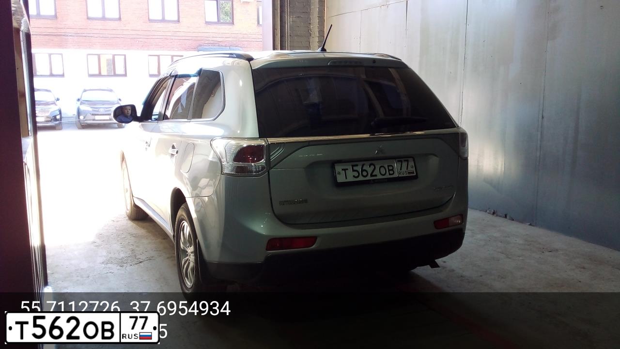 Фото автомобиля MITSUBISHI OUTLANDER, 2013 — госномер М159ОК790. Цвет: СЕРЕБРИСТЫЙ