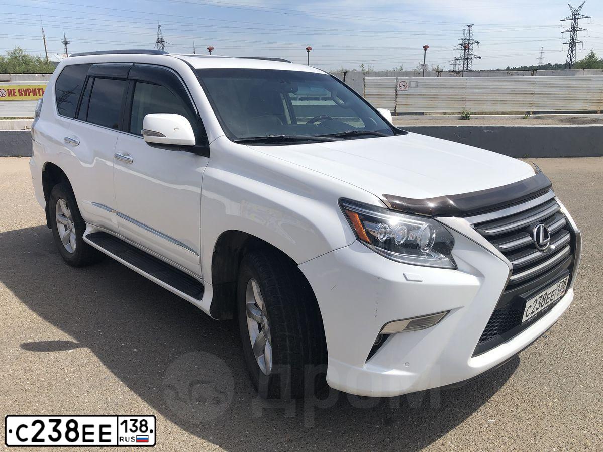Фото автомобиля LEXUS GX, 2014 — госномер Н138КН138. Цвет: Белый