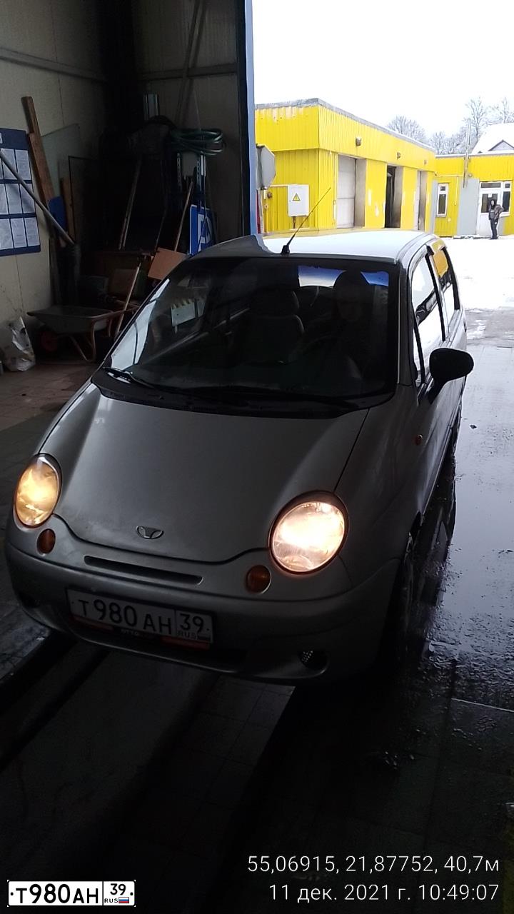Фото автомобиля DAEWOO MATIZ, 2007 — госномер Т980АН39. Цвет: ПЕРЛАМУТРОВО-СЕРЕБРИСТЫЙ