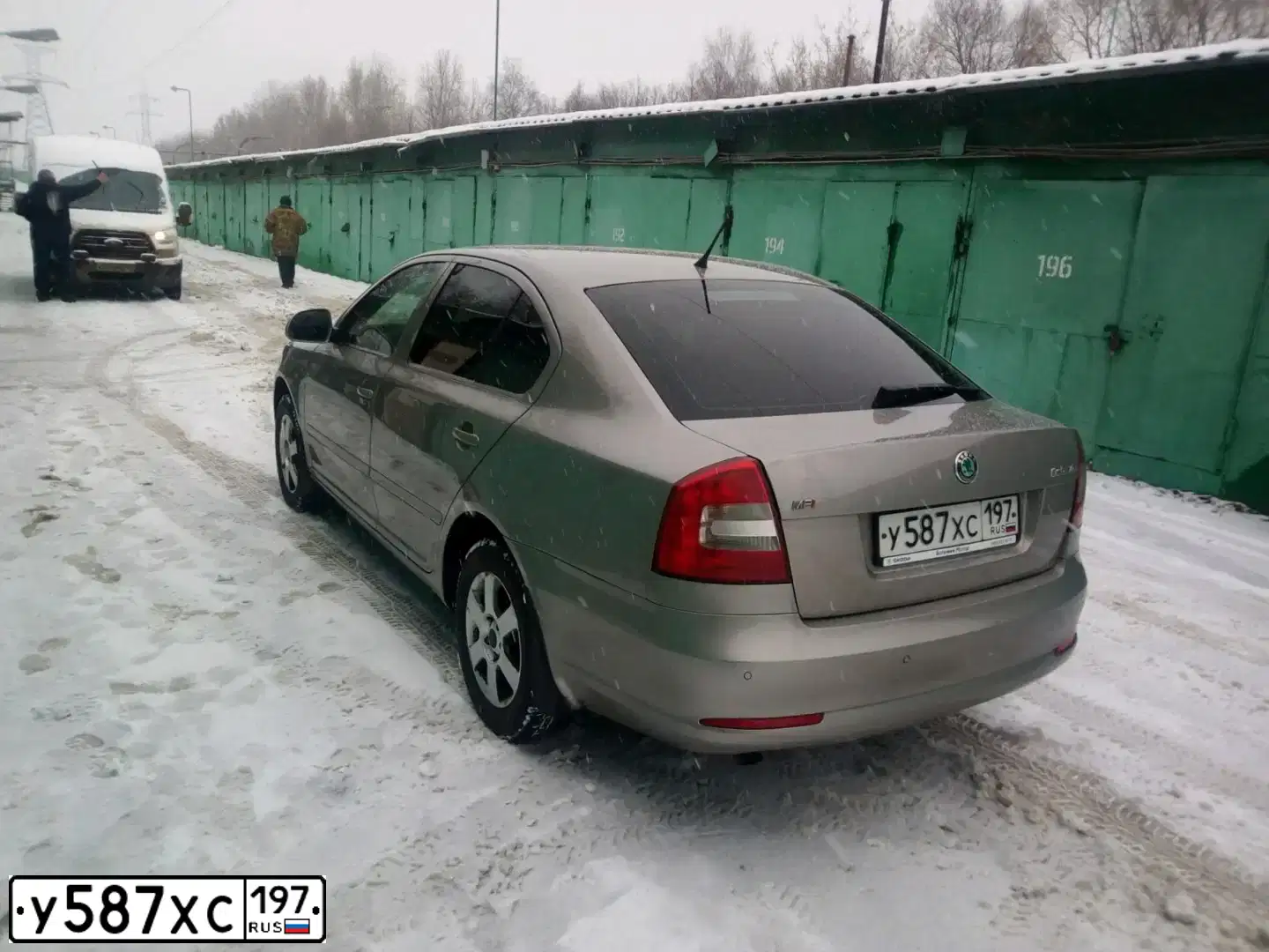 Фото автомобиля SKODA OCTAVIA, 2012 — госномер Х154ЕН71. Цвет: БЕЖЕВЫЙ