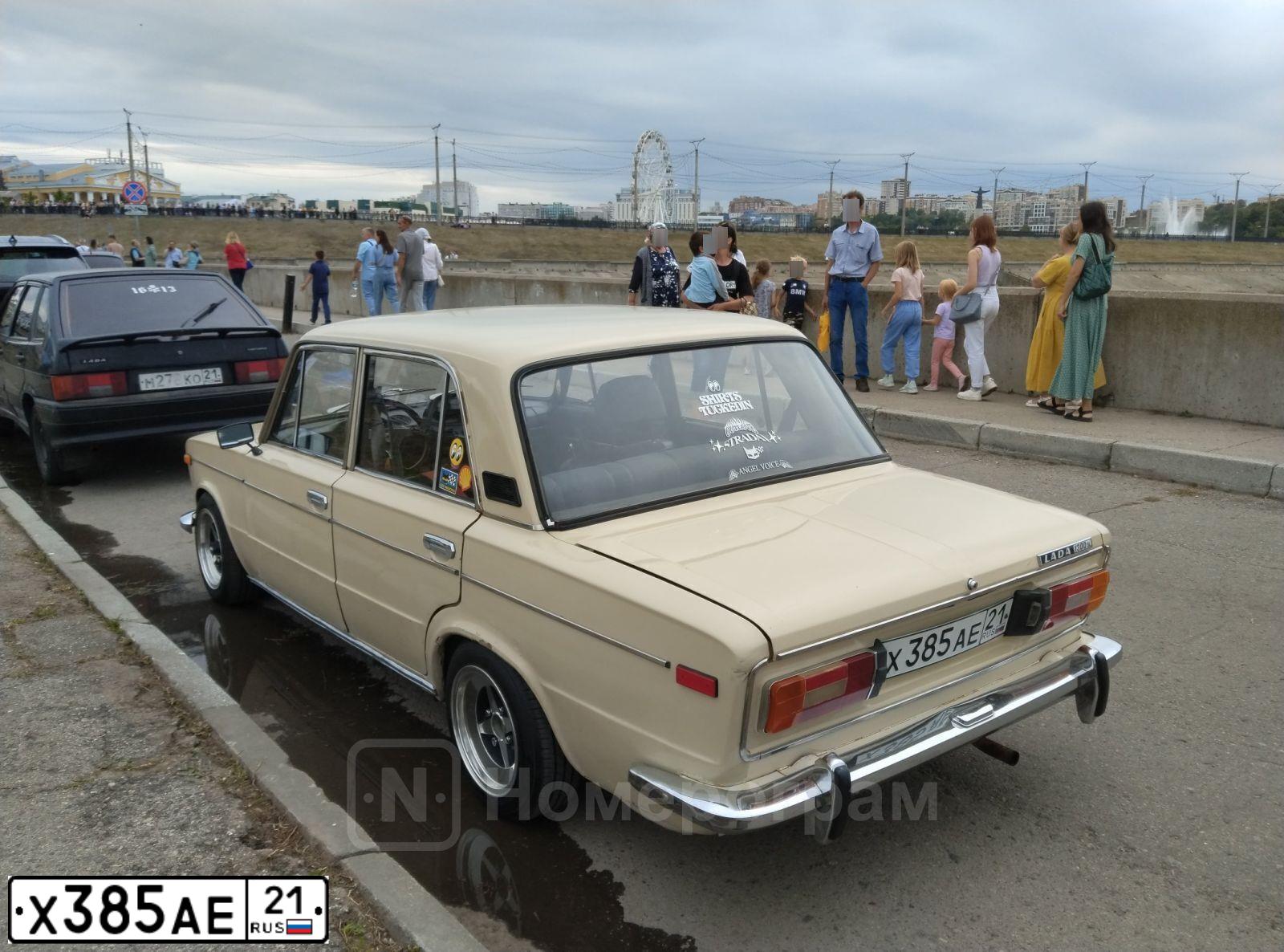 Фото автомобиля LADA 2106 LADA, 1986 — госномер Х385АЕ21. Цвет: БЕЖЕВЫЙ
