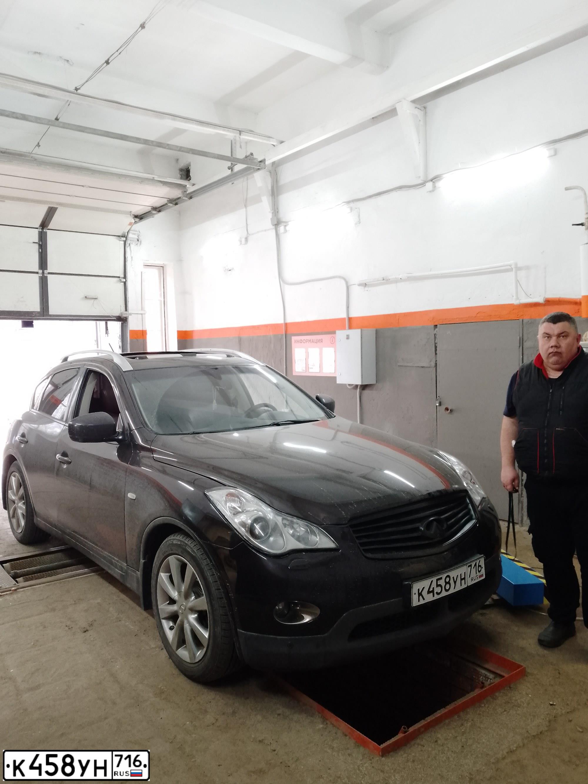 Фото автомобиля INFINITI EX35, 2009 — госномер Е672СТ18. Цвет: КРАСНЫЙ ТЕМНЫЙ