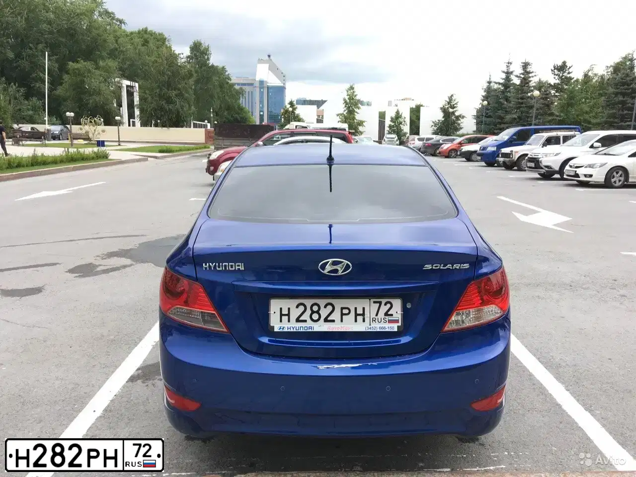 Фото автомобиля HYUNDAI SOLARIS, 2011 — госномер А571ХА172