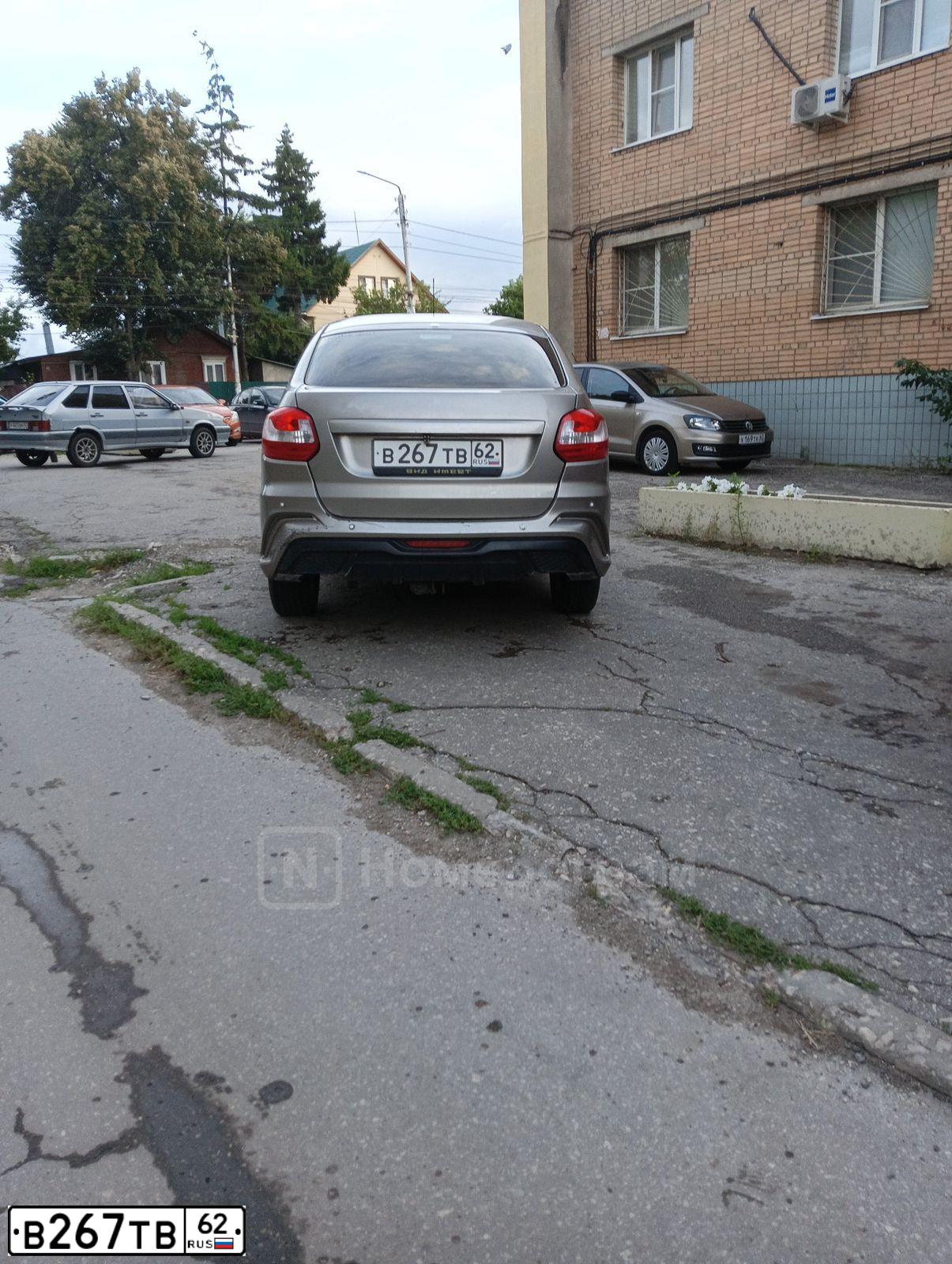 Фото автомобиля LADA 2191 GRANTA, 2019 — госномер В267ТВ62. Цвет: СЕРЕБРИСТО-СЕРЫЙ