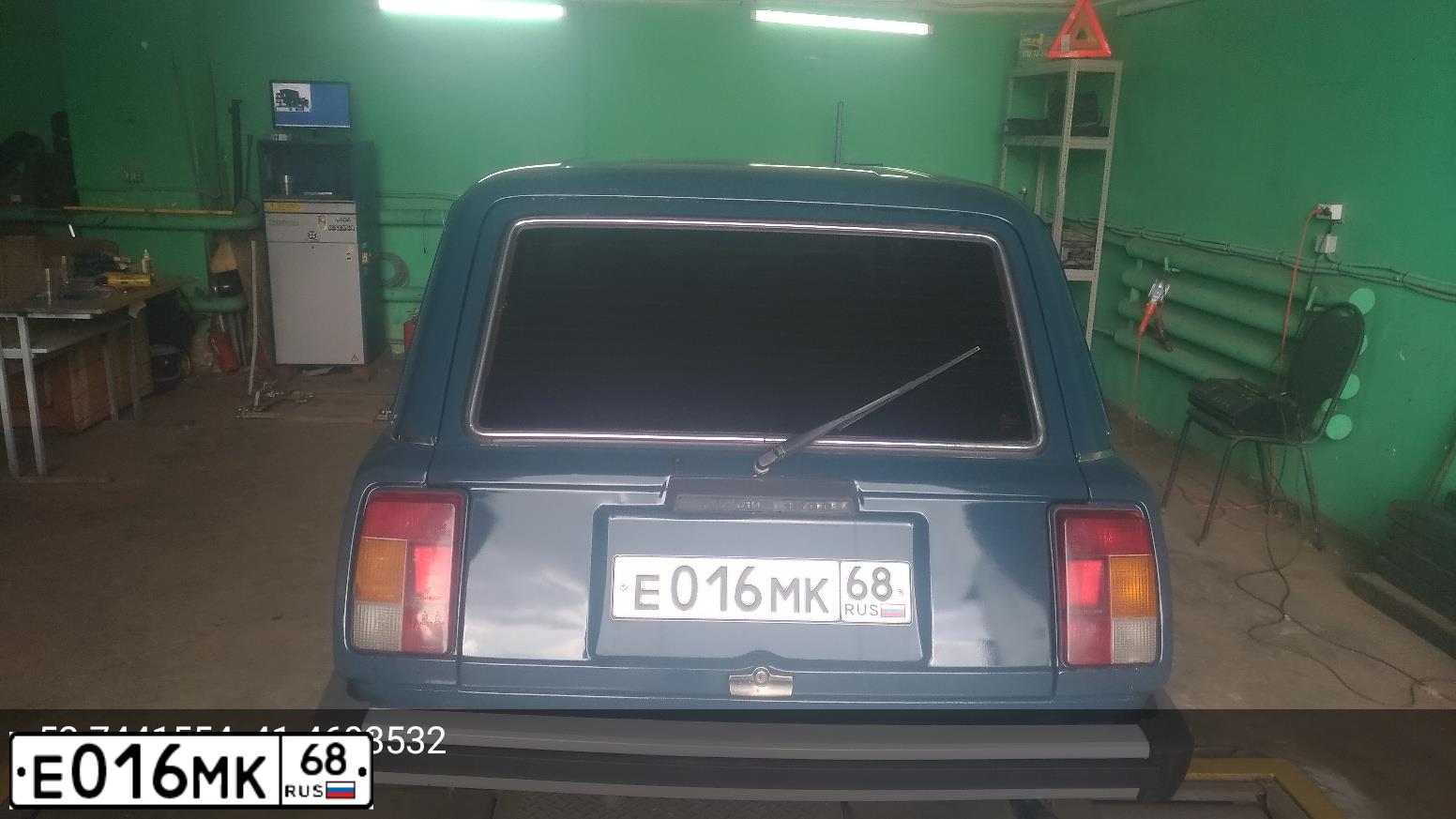 Фото автомобиля LADA 2104, 1999 — госномер Е016МК68. Цвет: СИНЕ-ЗЕЛЕНЫЙ