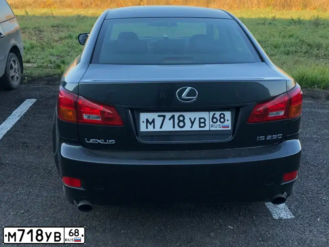 Фото автомобиля LEXUS IS, 2006 — госномер Р698СК58. Цвет: ТЕМНО-СЕРЫЙ