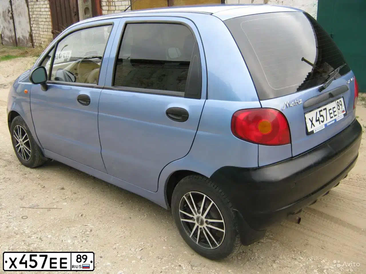 Фото автомобиля DAEWOO MATIZ, 2007 — госномер В106ХР134. Цвет: Перламутрово-голубой