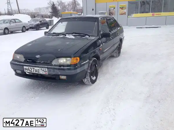 Фото автомобиля LADA 2115 SAMARA, 2001 — госномер Н604ОС154. Цвет: Темно-зеленый