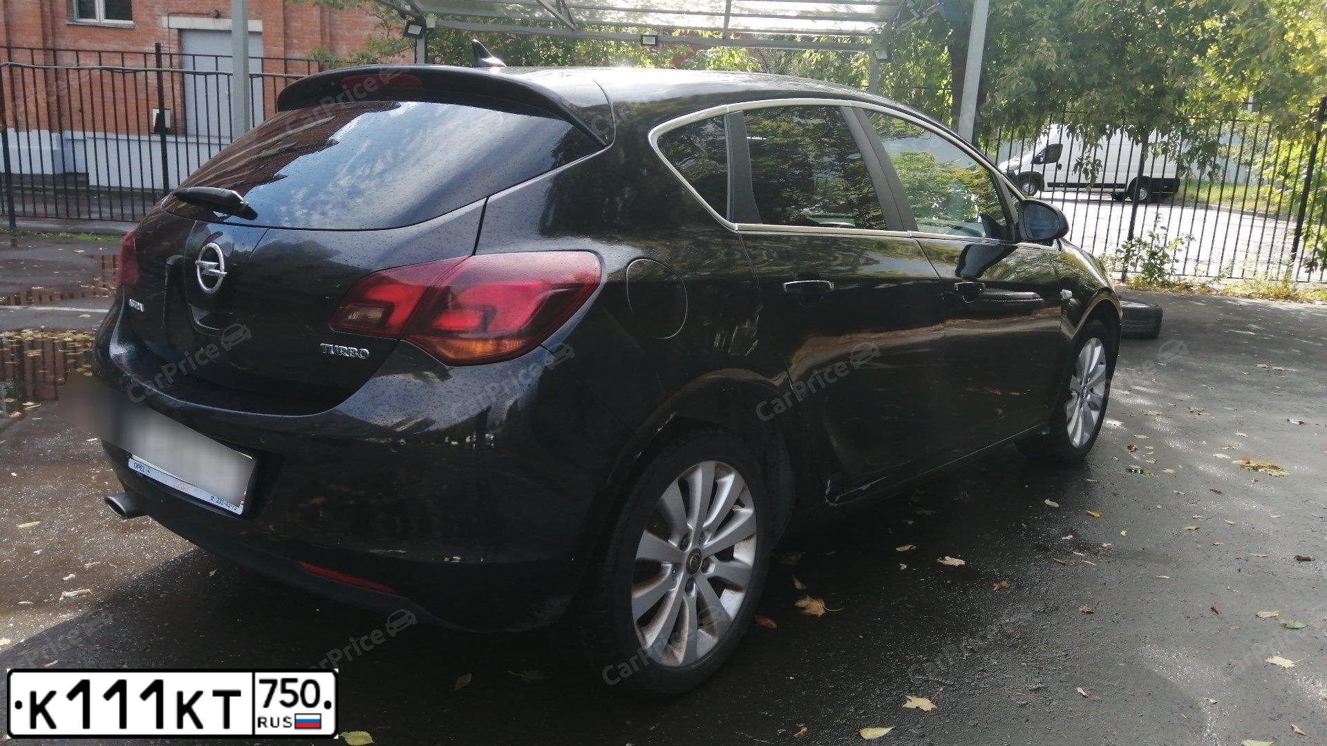 Фото автомобиля OPEL ASTRA, 2011 — госномер А164ОХ197. Цвет: ЧЕРНЫЙ