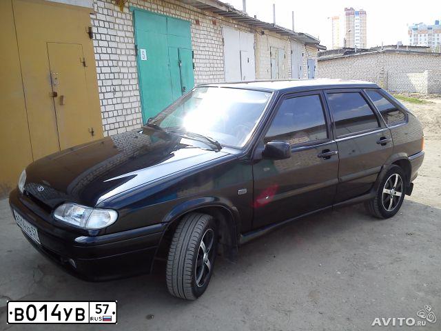 Фото автомобиля LADA 2114 SAMARA, 2010 — госномер В014УВ57. Цвет: СИНЕ-ЧЕРНЫЙ