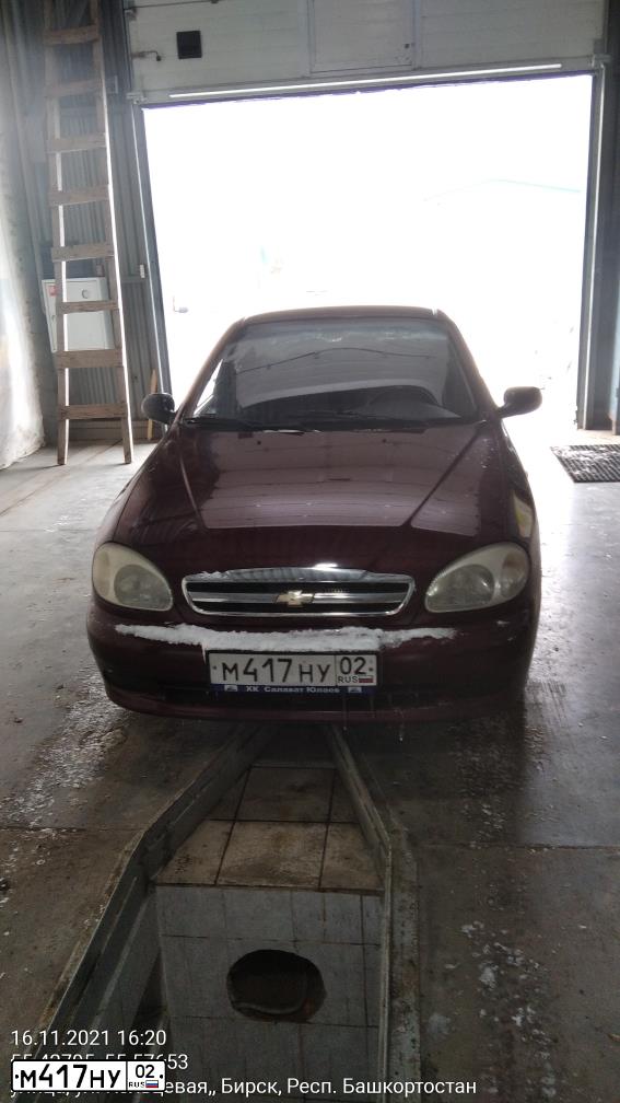 Фото автомобиля CHEVROLET LANOS, 2006 — госномер А459ВР550. Цвет: ВИШНЕВЫЙ