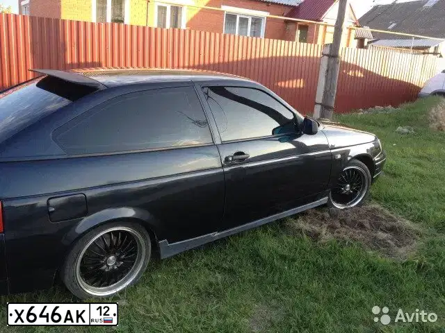 Фото автомобиля LADA 2112 LADA, 2008 — госномер Х646АК12. Цвет: ГРАФИТОВЫЙ МЕТАЛЛИК