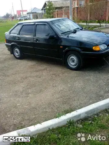 Фото автомобиля LADA 2114 SAMARA, 2008 — госномер В220АУ763. Цвет: Темно-зеленый