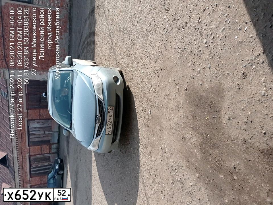 Фото автомобиля SUBARU IMPREZA, 2008 — госномер К089НМ716
