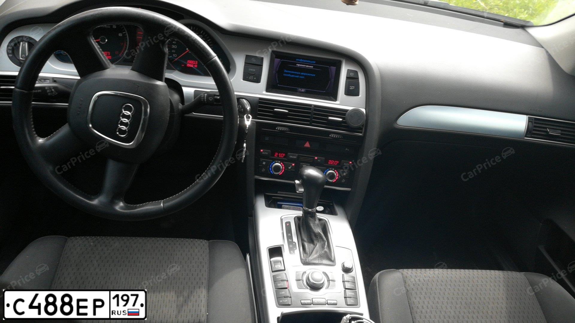 Фото автомобиля AUDI A6, 2010 — госномер С488ЕР197. Цвет: ЧЕРНЫЙ