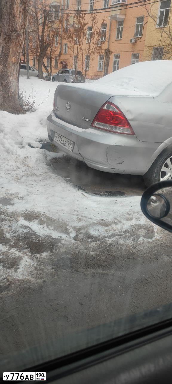 Фото автомобиля NISSAN ALMERA, 2008 — госномер У776АВ190. Цвет: СЕРЕБРИСТЫЙ
