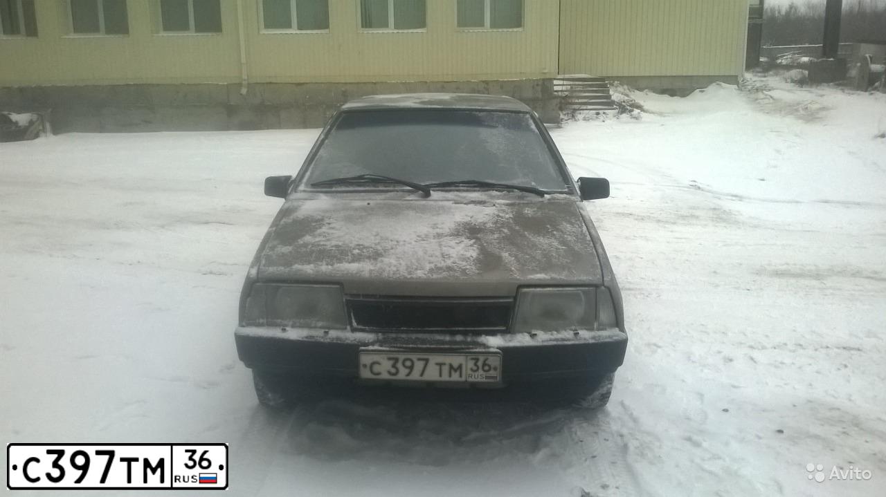 Фото автомобиля LADA 2109 SAMARA, 2001 — госномер С397ТМ36. Цвет: СЕРО-ЗЕЛЕНЫЙ