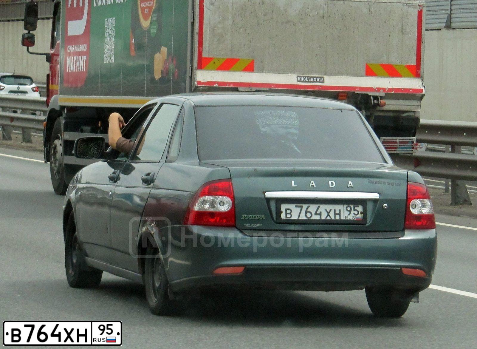 Фото автомобиля LADA 2170 PRIORA, 2008 — госномер В764ХН95. Цвет: СЕРО-СИНЕ-ЗЕЛЕНЫЙ