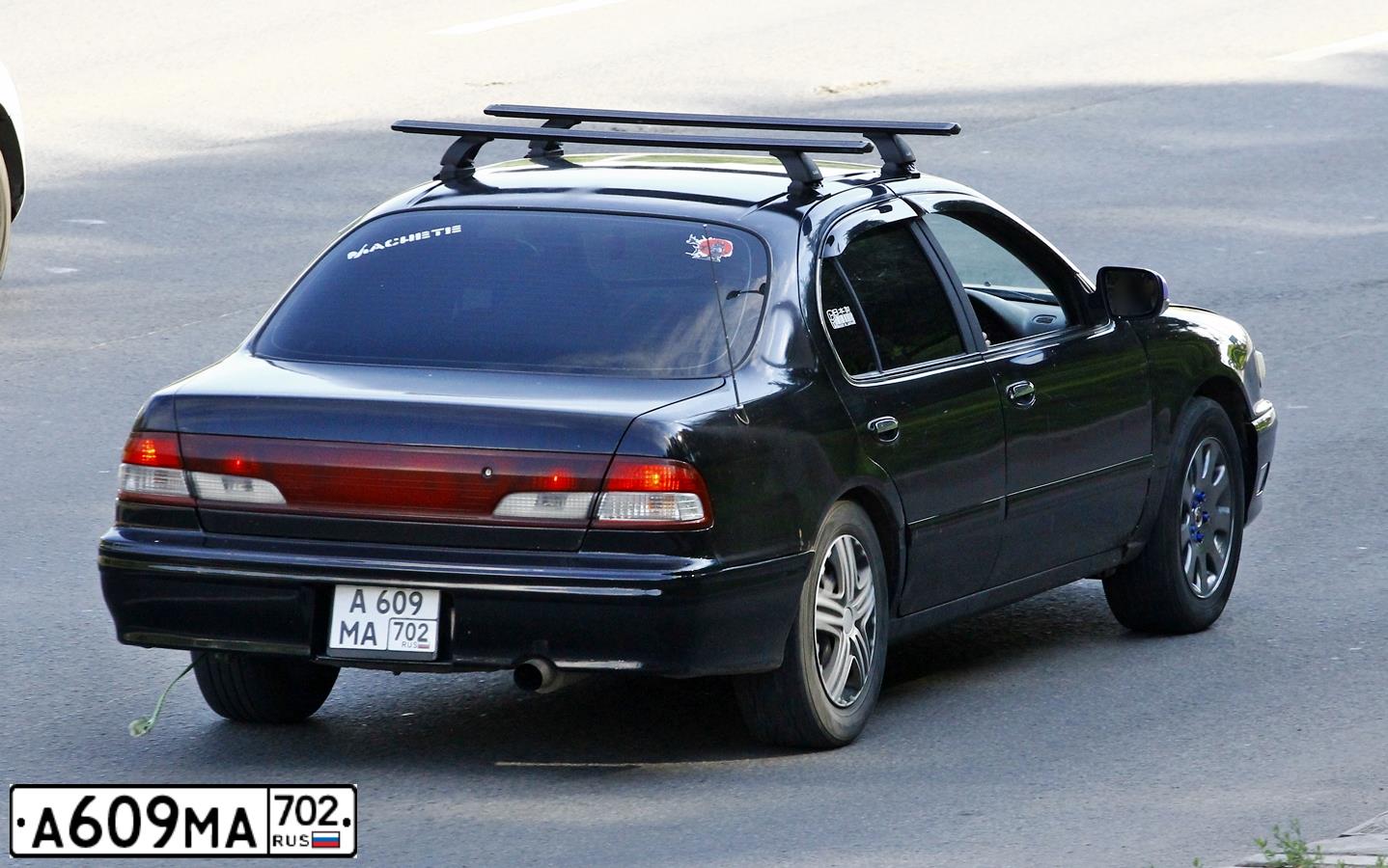 Фото автомобиля НИССАН ЦЕФИРО НИССАН ЦЕФИРО, 1997 — госномер А609МА702. Цвет: Зеленый