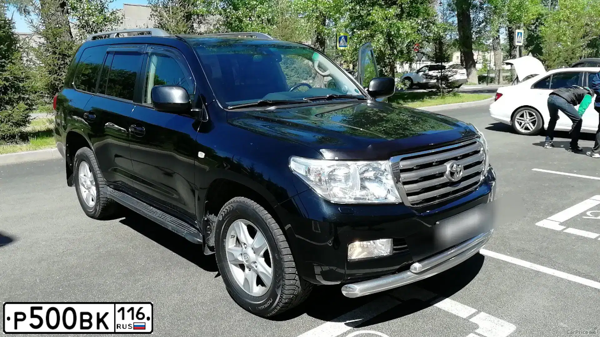 Фото автомобиля TOYOTA LANDCRUISER 200, 2011 — госномер А968МС716. Цвет: ЧЕРНЫЙ