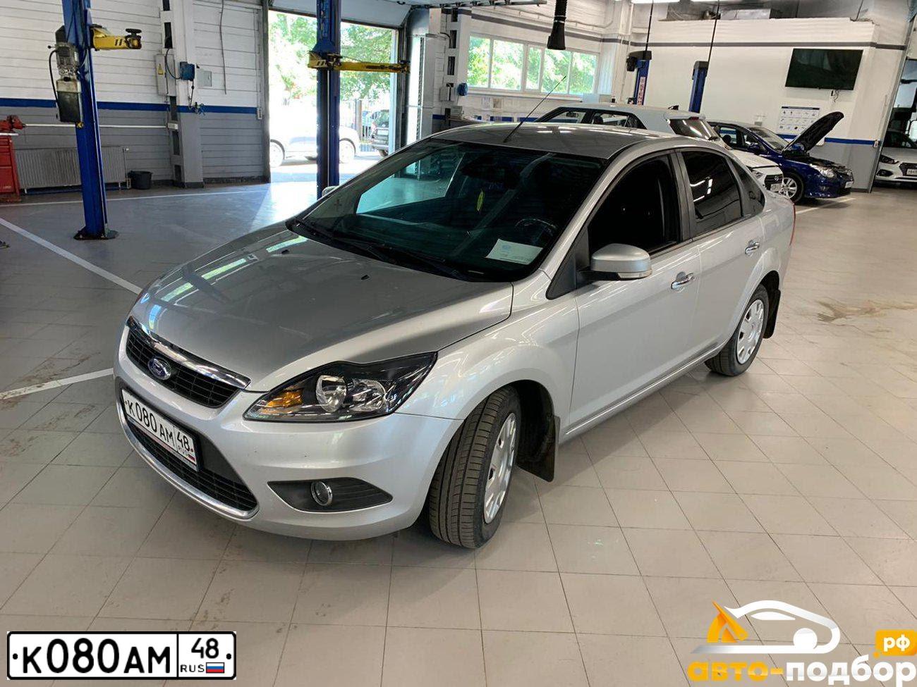 Фото автомобиля FORD D FOCUS, 2009 — госномер К080АМ48. Цвет: СЕРЕБРИСТЫЙ